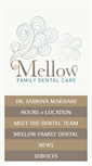 Mobile Screenshot of mellowdentalcare.com